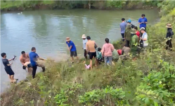 03 cháu nhỏ bị đuối nước thương tâm tại Thôn 12, xã Ea Kly